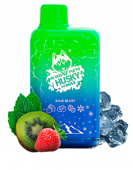 Husky AirMax 10000 STRONG POD-1 "SOUR BEAST (Клубника, киви, мята, лед)" 20